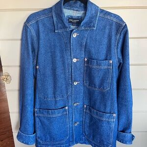 Spier and Mackay Blue Denim Chore Coat